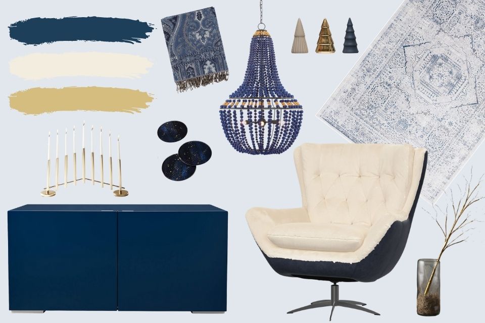 Hanukkah decor by Ballard Designs, Arhaus, West Elm and more